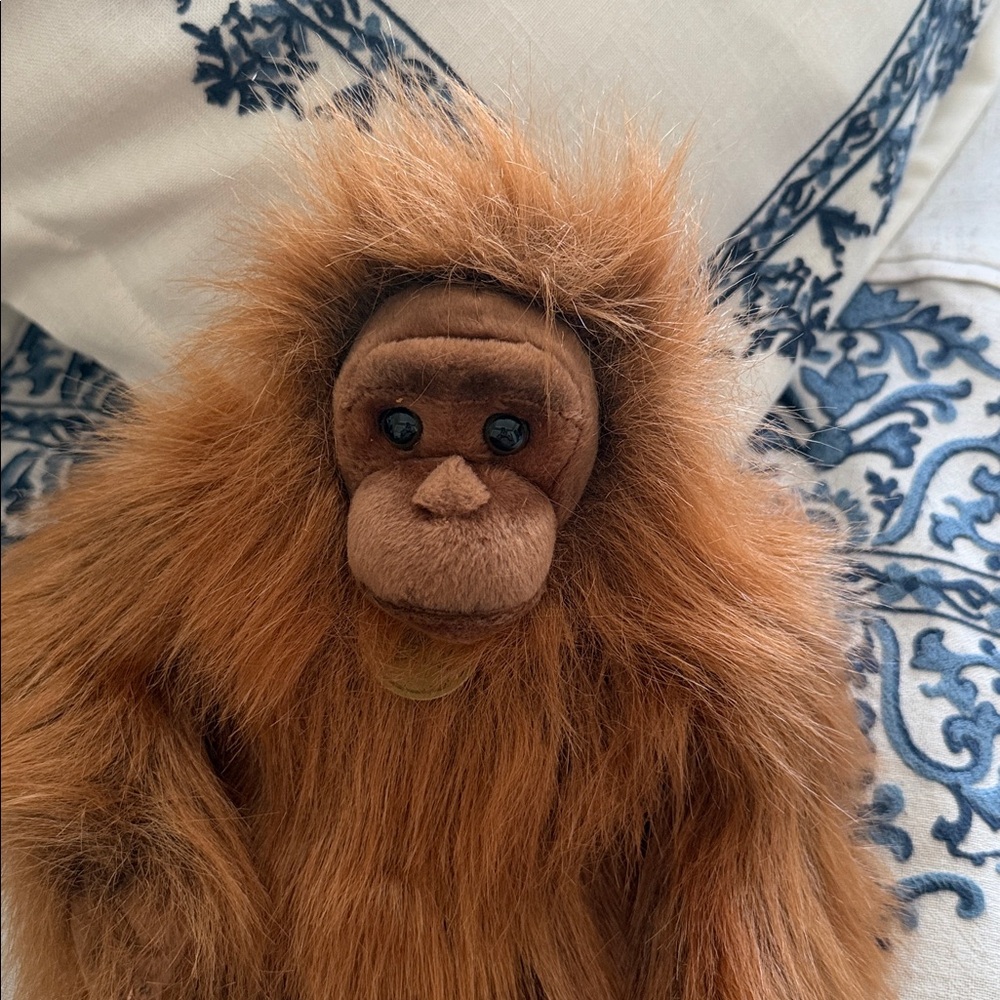 Plush Orangutan Stuffed Animal Toy - Brown - Picture 8 of 9